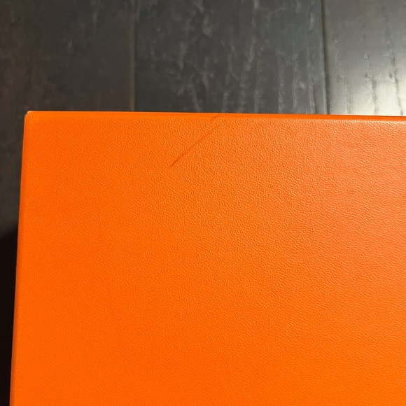 Hermes large size empty box shoe box case decoration storage orange - Picture 9 of 12